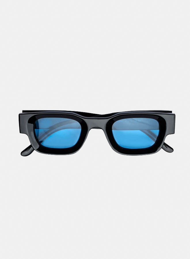 korico Dusk in Blue Full Rim Rectangle Sunglasses - Image 2